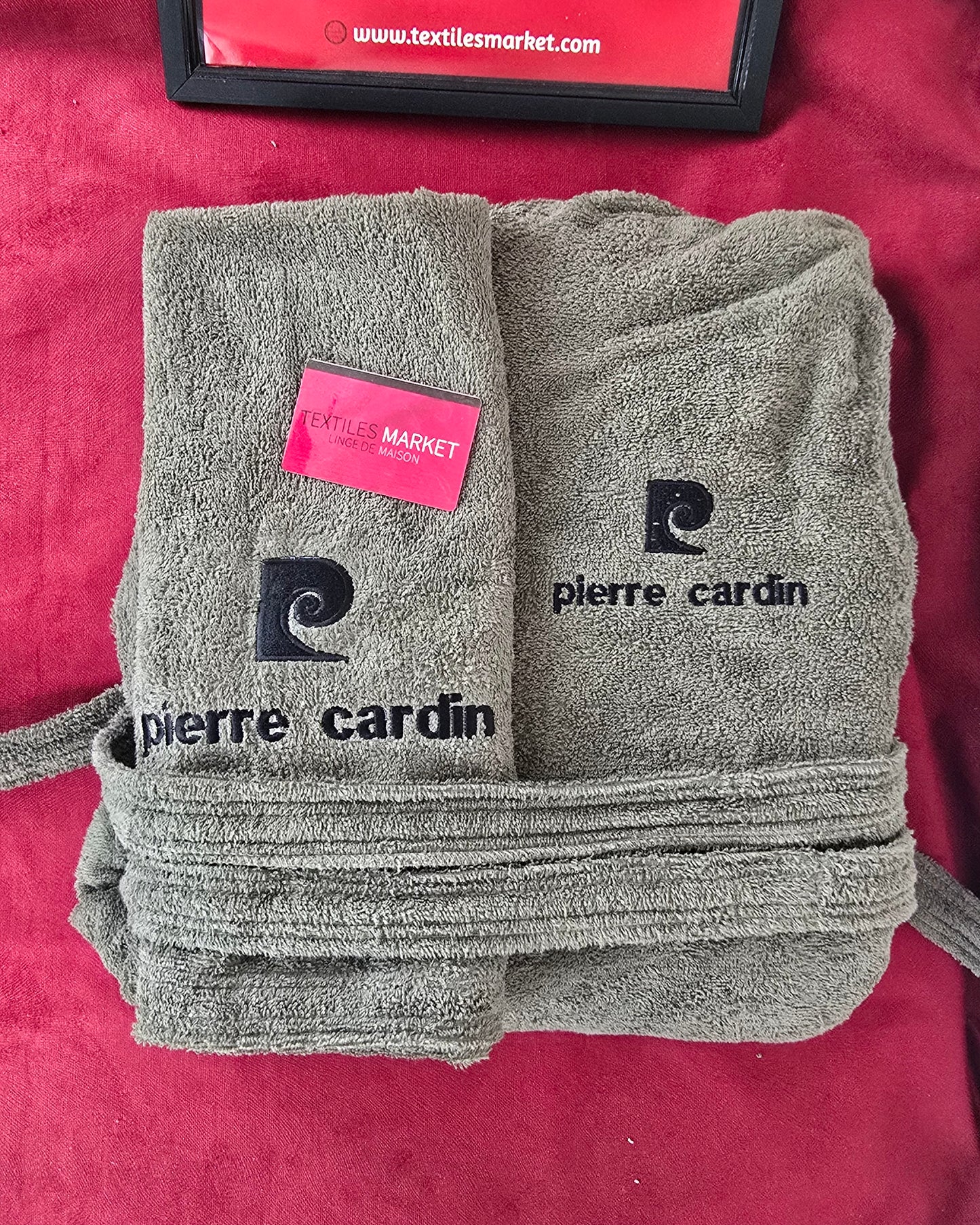 Sortie de bain 02 PIECES Pierre Cardin bouclette
