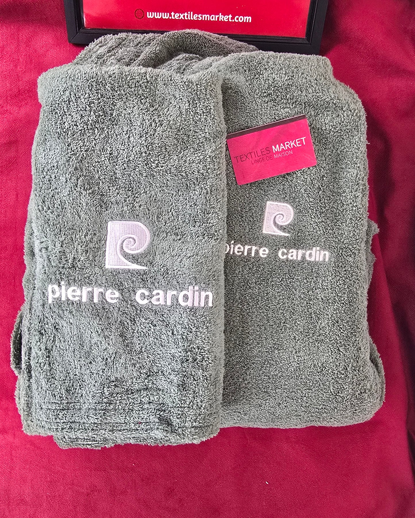 Sortie de bain 02 PIECES Pierre Cardin bouclette