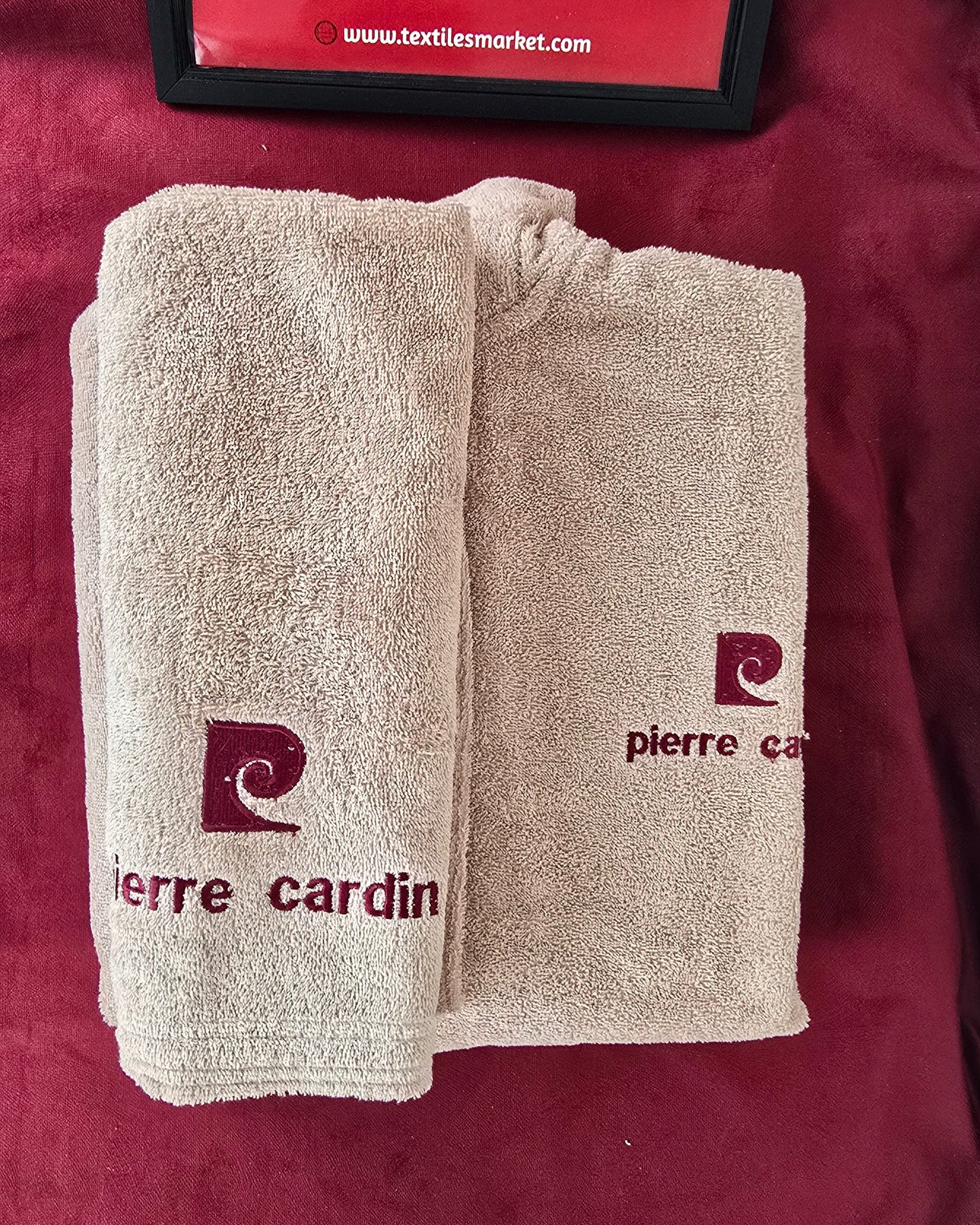 Sortie de bain 02 PIECES Pierre Cardin bouclette